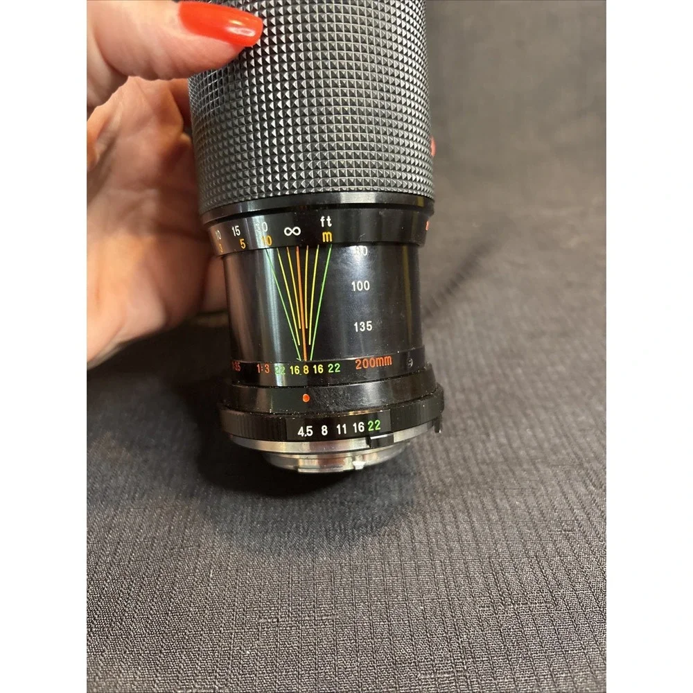 Gemini 80-200mm f/4.5 Macro Zoom Lens Pentax K Mount 55mm MC M840230513